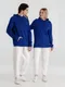 Толстовка с капюшоном унисекс Hoodie, ярко-синяя - фото № 16