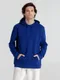 Толстовка с капюшоном унисекс Hoodie, ярко-синяя - фото № 11
