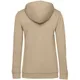 Толстовка с капюшоном женская B&C Hoodie, бежевая - фото № 2