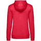 Толстовка с капюшоном женская B&C Hoodie, красный меланж - фото № 2