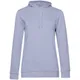 Толстовка с капюшоном женская B&C Hoodie, лиловая - фото № 1