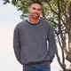 Свитшот с начесом Fruit of the Loom Classic Set-in Sweat, красный - фото № 3
