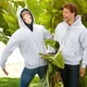 Толстовка мужская Fruit of the Loom Unique Hoodie, синяя - фото № 3