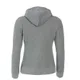 Толстовка женская Clique Classic Hoody Full Zip, серая - фото № 3