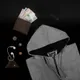 Толстовка женская Clique Classic Hoody Full Zip, серая - фото № 4