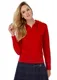 Толстовка женская B&C Hooded Full Zip, ярко-синяя - фото № 5
