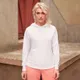 Толстовка женская Fruit of the Loom Lightweight, белая - фото № 4