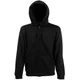 Толстовка мужская Fruit of the Loom Zip Through Hooded Sweat, черная - фото № 1