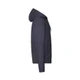 Толстовка Zip Through Hooded Sweat, 70%х/ б, 30% п/ э, 280 г/ м2, глубокий темно-синий - фото № 3