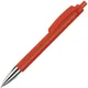 Ручка шариковая пластиковая Lecce Pen Tris Chrome, красная / хром - фото № 1