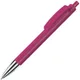 Ручка шариковая пластиковая Lecce Pen Tris Chrome, розовая / хром - фото № 1