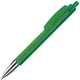 Ручка шариковая пластиковая Lecce Pen Tris Chrome, зеленая / хром - фото № 1