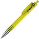 Ручка шариковая пластиковая Lecce Pen Tris Chrome LX, прозрачная желтая / хром - фото № 1