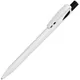 Ручка шариковая пластиковая Lecce Pen Twin White, белая / антрацит - фото № 1
