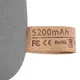 Внешний аккумулятор Pebble, 5200 mAh, серый - фото № 6