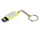 Флешка USB 2.0 на 64 Гб Кулон с кристаллами и мини-чипом, золотистый / серый - фото № 2