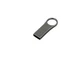 Флешка USB 2.0 на 64 Гб с мини чипом, компактный дизайн с большим круглым отверстием, металлик - фото № 1