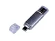 Флешка USB 2.0/micro USB на 32 Гб, металлик - фото № 4