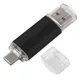 USB flash-карта металлическая Assorti OTG Type-C, 8 Гб, черная - фото № 1