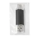 USB flash-карта металлическая Assorti OTG Type-C, 8 Гб, черная - фото № 4