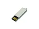 USB-флешка мини на 64 Гб с мини чипом в цветном корпусе, серый - фото № 2