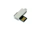 USB-флешка мини на 64 Гб с мини чипом в цветном корпусе, серый - фото № 3