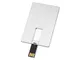 USB-флешка Card Metal в виде металлической карты, 16 Гб, серый - фото № 2