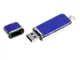USB-флешка на 64 Гб компактной формы, серый, синий - фото № 2