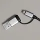 USB-хаб алюминиевый Bizzon Root 8 в 1, серый - фото № 2