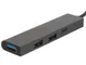 USB-хаб с коннектором Evolt Command 2 в 1, черный - фото № 2