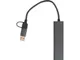USB-хаб с коннектором Evolt Command 2 в 1, черный - фото № 3