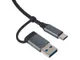 USB-хаб с коннектором Evolt Link 2 в 1, серый - фото № 3