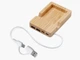 USB-хаб с подставкой для телефона Memo, бежевый - фото № 1