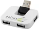 Разветвитель USB на 4 порта Gaia, белый - фото № 6