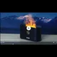 USB-увлажнитель воздуха со светодиодной подсветкой Flame, черный - фото № 5