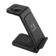 Устройство беспроводное мультизарядное Standy, 15W, черное - фото № 4