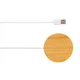 Устройство для беспроводной зарядки магнитное XD Collection Bamboo, 10 Вт, коричневое - фото № 2