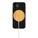 Устройство для беспроводной зарядки магнитное XD Collection Bamboo, 10 Вт, коричневое - фото № 3