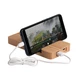 Устройство зарядное беспроводное с подставкой под смартфон (10W) Bamboo Power, 5000 mAh, крафт - фото № 3