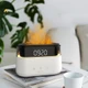 Увлажнитель-ароматизатор светодиодный USB Brava с часами с подсветкой, белый - фото № 2