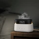 Увлажнитель-ароматизатор светодиодный USB Brava с часами с подсветкой, белый - фото № 3