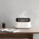 Увлажнитель-ароматизатор светодиодный USB Brava с часами с подсветкой, белый - фото № 5