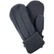 Варежки Teplo Knit Beat, темно-серые - фото № 2