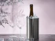 Ведерко с двойными стенками для охлаждения вина Master of Wine Blanc, серебристое - фото № 9