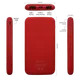 Внешний аккумулятор Bplanner Power 2 ST, soft touch, 10000 mAh, красный - фото № 4