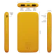 Внешний аккумулятор Bplanner Power 2 ST, soft touch, 10000 mAh, желтый - фото № 4