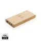 Внешний аккумулятор для беспроводной зарядки из бамбука FSC®, 5 Вт, 8000 mAh, крафт - фото № 13