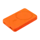Внешний аккумулятор Largo PD 5000mAh с функцией беспроводной зарядки 15W, оранжевый - фото № 1