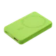 Внешний аккумулятор Largo PD 5000mAh с функцией беспроводной зарядки 15W, салатовый - фото № 1
