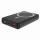 Внешний аккумулятор магнитный Quantum с беспроводной зарядкой 15W, 10000 mAh, черный - фото № 3